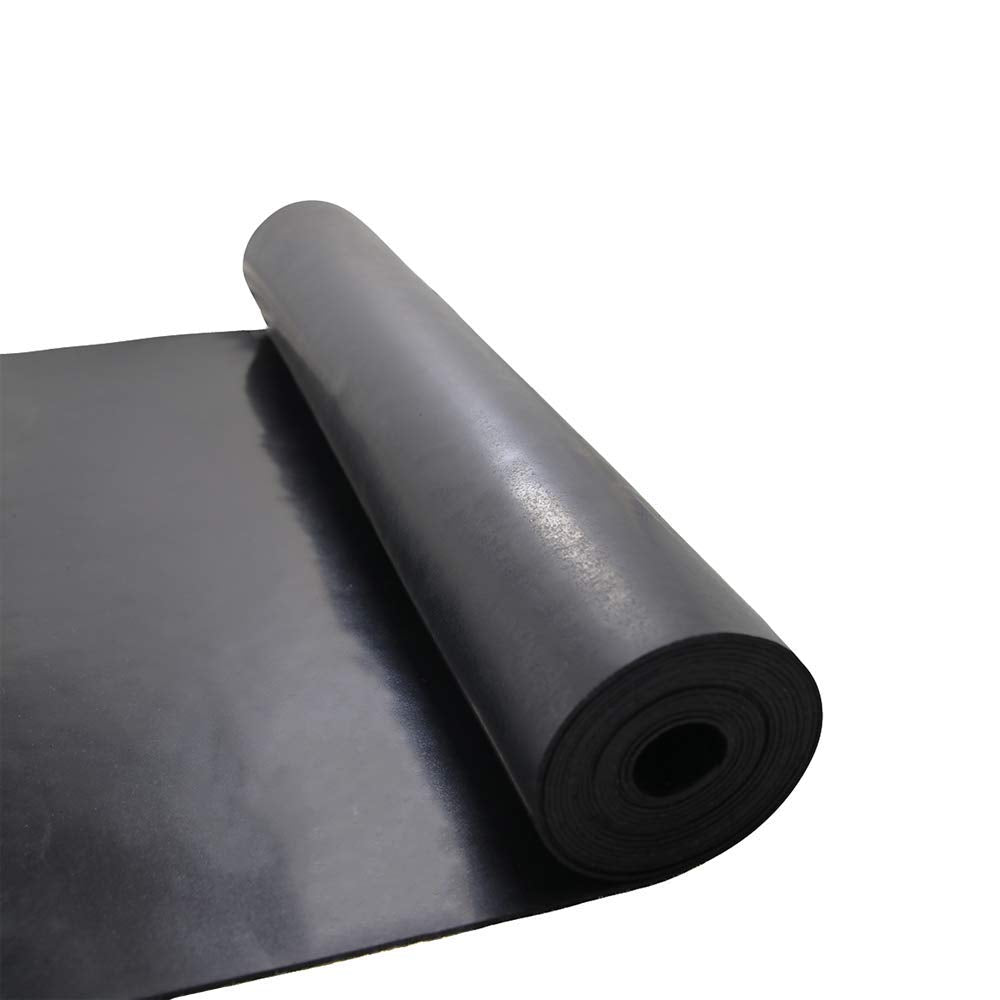 NABOWAN Solid Rubber Sheets,Strips,Rolls 1/16" (.062") Thick x 12" Wide x 120" Long, Thin Neoprene Rubber, Perfect for DIY Gasket Material, Sealing, Liner, Shield, Padding, Mat