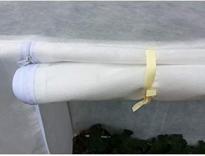 Agfabric Plant Covers Freeze Protection with Zipper 0.9oz 135"x120"x48" Shrub Cover Winter Tree Jacket for Frost Protection&Season Extension,White,2 Pack