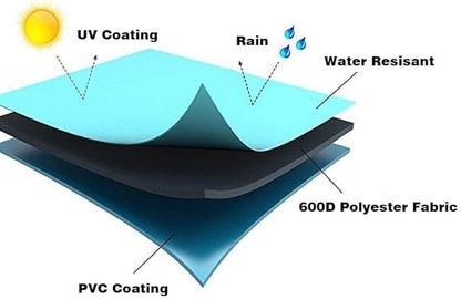 Vailge Patio Chair Covers, Lounge Deep Seat Cover, Heavy Duty and Waterproof Outdoor Lawn Patio Furniture Covers (2 Pack - Small, Grey)