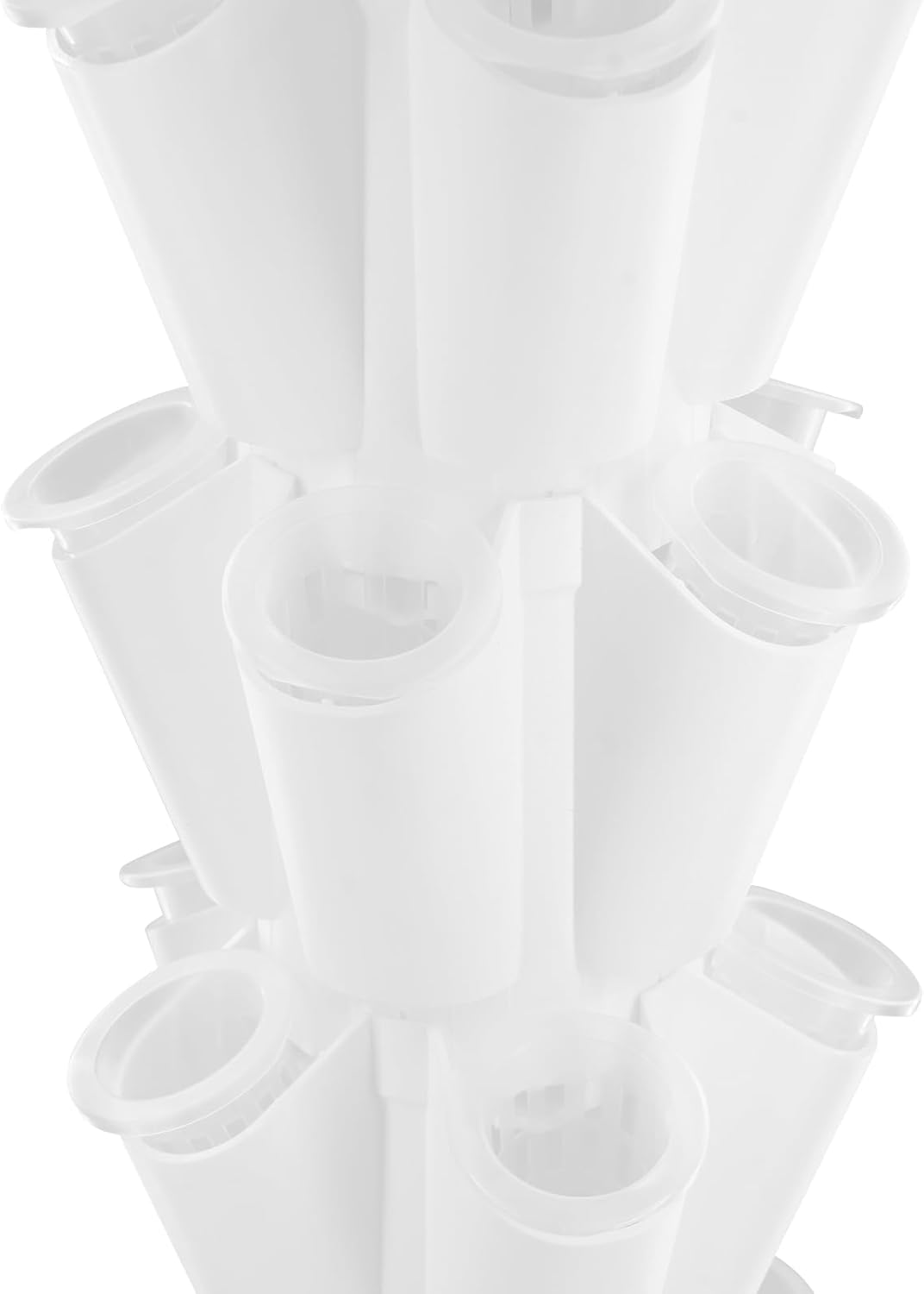 Hydroponic Tower, Vertical Planter Tower, 40 Planting Holes Water Planting Growing System Kit, Hydroponics Growing System Container with LED Grow Light for Herbs, Fruits and Vegetables