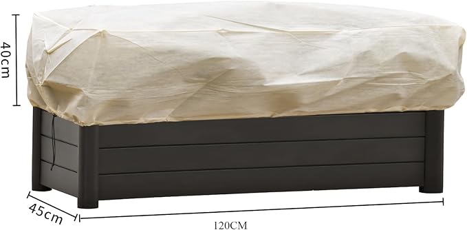 Plant Cover Freeze Protection, 39.3"x17.7"x15.7" Winter Plant Covers, Plant Frost Cover, Tree Plant Freeze Protection Covers, Planter Plant Winter Frost Blanket with Zip Drawstring,2 Pack