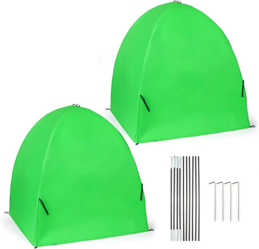 Frost Covers for Plants, 2-Pack Durable Plant Covers Freeze Protection, Reusable Tree Cover for Winter, Plant Tents Grow Bag Outdoor