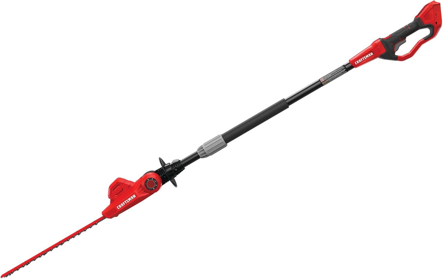 CRAFTSMAN CMCPHT818B V20* Cordless Pole Hedge Trimmer, 18-in. (Tool Only)