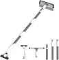 61.5" Ice Scrapers for Car Windshield, 2 in 1 Snow Brush for Car and Ice Scraper, Extendable Snow Brush for Car Windshield with Foam Grip and 180° Pivoting Brush Head for Car Automobile Vehicle Window