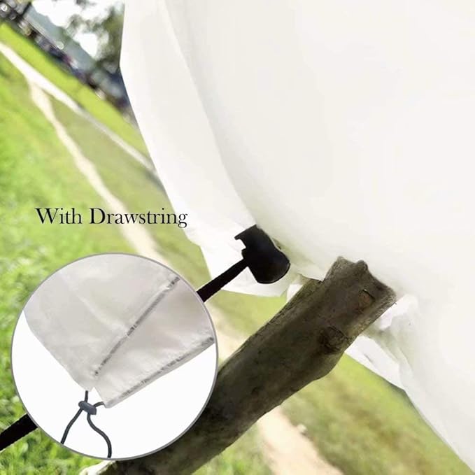 Agfabric Plant Covers Freeze Protection 0.95oz 24''x32'' Frost Cover for Garden Tree Protection Winter Tree Cover for Frost Proctection, 2 Pack