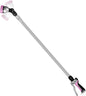 RESTMO 36”-60” Metal Watering Wand, Long Telescopic Tube | 180° Adjustable Ratcheting Head | 7 Spray Patterns | Flow Control, Garden Hose Sprayer to Water Hanging Baskets, Shrubs, Pink