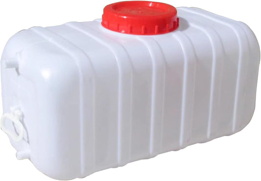 Water Tank Thick Water Containers Plastic Water Tank Water Storage Containers Outdoor Portable Hand Bucket Camping Hiking(Size:25L)