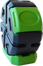 FCMP Outdoor HOTFROG Half Size Rolling Single Chamber Batch Tumbling Composter - Outdoor Rotating Garden Compost Bin (HF-RC2000WB-GRN) Black & Green (19-Gallon)