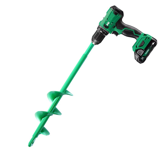 Garden Auger Drill Bit for Planting 1.6x9'',Soil Ground Earth Spiral Drill Bit for 3/8" Hex Drive Drill, Yard Auger Drill Bits for Bulbs Planting, Hole Digger Flowers,Bedding Digging Planter Tool