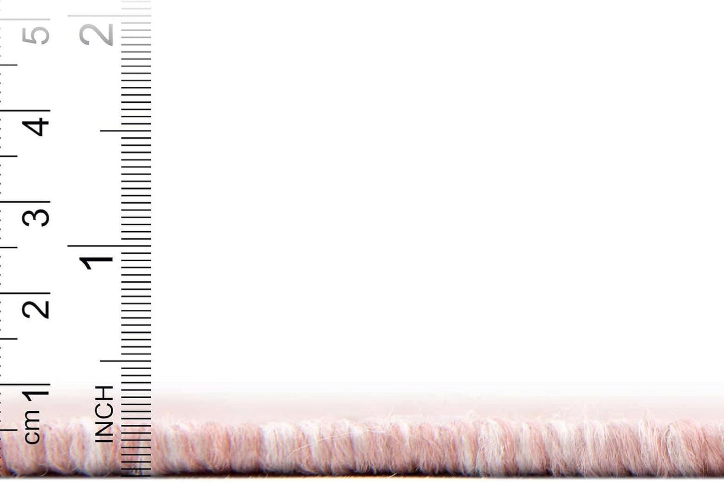 Unique Loom Collection Casual Transitional Solid Heathered Indoor/Outdoor Flatweave Area Rug (4' 1" Round, Whisper Pink/Ivory)