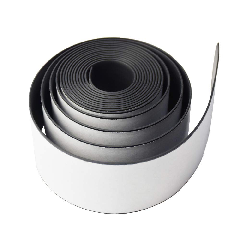 DOBTIM Adhesive Neoprene Solid Rubber Strips 1/16 (.062)" Thick X 3" Wide X 10' Long, Self Stick Rubber Sheet Non-Slip Insulation