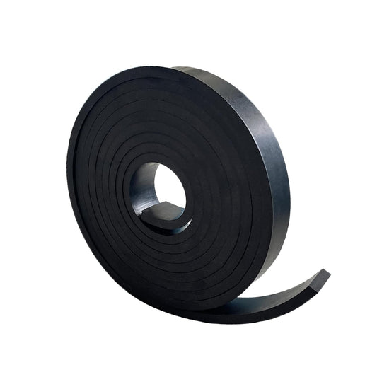 Solid Rubber Sheets,Rolls & Strips 1/4 (.25)" Thick X 1" Wide X 10'Long, Solid Rubber Strips for DIY Gaskets Crafts Pads Sealing Abrasion Supports Flooring Protection Warehouse