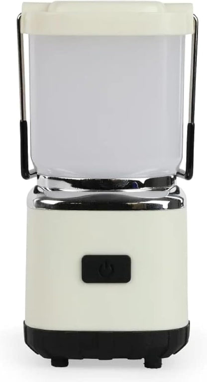 LUXPRO LP189 Mini Lantern - USB-C Rechargeable Camping Light - with 4 Color Modes - Dimmable LED Portable Lantern for Hiking & Emergency - Handy Compact Design (Beige, 1-Pack)
