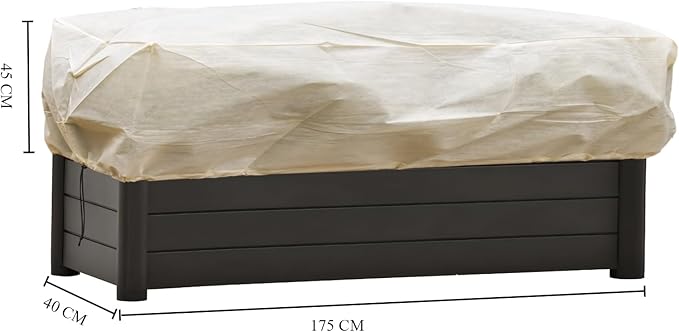 Plant Cover Freeze Protection, Winter Plant Covers, Plant Frost Cover, Tree Plant Freeze Protection Covers, Planter Plant Winter Frost Blanket with Zip Drawstring,4 Pack (68.9x17.7x15.7INCH)