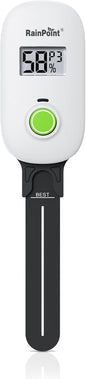 RAINPOINT Smart Digital Wireless Plant Moisture Meter Houseplant Indoor,WiFi Hub Needed,Capacitive Probe,Leave-in Soil Hygrometer Sensor,Real-time Monitor Humidity Tester Outdoor Gardening
