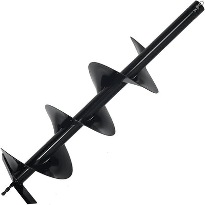 XtremepowerUS 8" Replacement Auger Bit for Post Holes Digger Hole Maker Planting Drill 3/4" Shaft Size Plant Fence Hole Digger Gardening DIY Projects