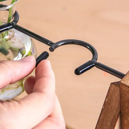 Propagation Station, Plants Terrarium, Plants Lover Gifts for Women,Plant Cutting Holder Home décor,Gifts for Women,House Warming New Home-3 Bulbs-C Type