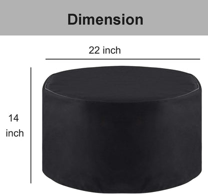 Fire Pit Cover for Outland Firebowl 893 Deluxe Outdoor Portable Propane Gas Fire Pit, Fit for Outland Firebowl 823 870, 22"