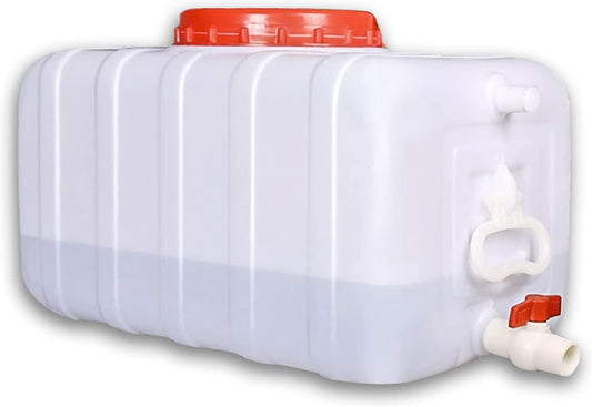 Large Plastic Water Storage Tanks Emergency Water Storage 50L/80L/110L/200L Camping & Hiking Water Storage Water Container Multifunctional Water Tank(Size:110L/29gallon)