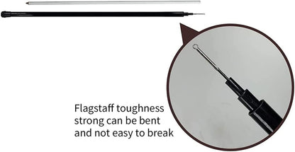 Bird Hawk Flying Kite with Pole Crops Farm Protector Bird Scarer Flying ONLY 4M Pole Without Kite