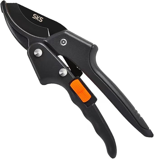 Germany Pruning Shears, Arthritis Weak Hand Snips, Work 3 Times Easier, 1-Inch Cut Capacity Garden Clippers, Ergonomic handle (Pulley - Labor-saving)