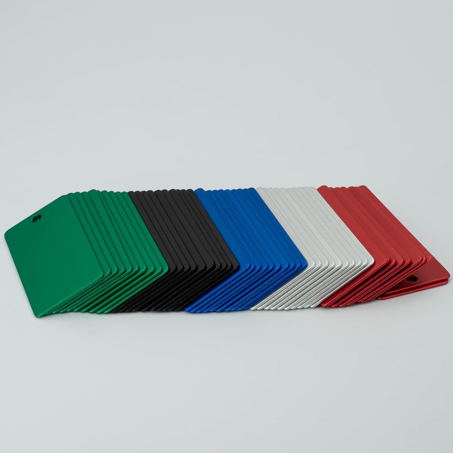 StayMax Anodized Aluminum Engraving Blanks 1x2 Inch 50 Pack (Green)