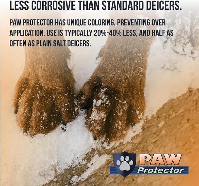 Pet Friendly Ice Melt - Pet Safe Salt for Melting Ice and Snow on Driveways, Walkways, and Sidewalks - Ice Salt That's Safe for Pets, Especially Dogs Two20 lb Bags.