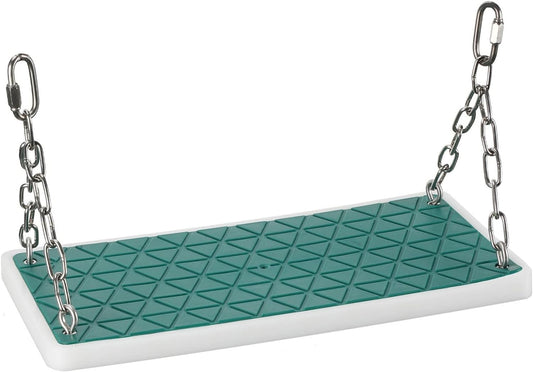 Swing Seat Heavy Duty, Non Slip Tree Swing Set Playground Swing Set Accessories for Kid Indoor Outdoor Backyard,Green