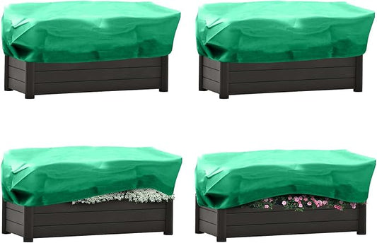 Plant Covers Freeze Protection – 4 Pack 59"x20"x22" Winter Plant Cover Cold Weather Tree Frost Cloth Warm Blankets Shrub Covers for Outdoor Plant