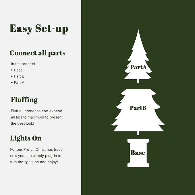 LuxenHome 5FT Potted Flocked Christmas Tree, Small Christmas Tree Prelit with 80 Warm White LED Lights, Lighted Pencil Artificial Christmas Trees with Square Planter Pot for Indoor, Outdoor