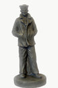 Solid Rock Stoneworks Patriotic Sailor Decorative Stone Statue 24" Tall Indigo Color
