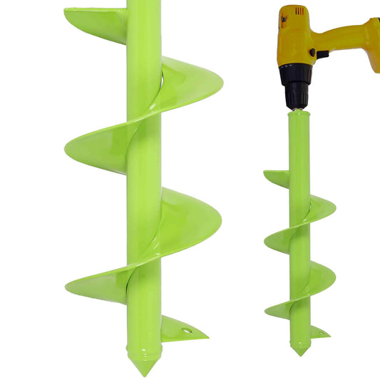 TCBWFY Auger Drill Bit for Planting 3.5"x16",Extended Length Garden Auger Spiral Drill Bit for Planting Bulbs Flowers,Planting Auger for Drill Post Hole Digger for 3/8”Hex Drive