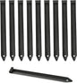 20Pcs Metal Landscape Edging Stakes, 8.5In Garden Stakes Landscape Anchoring Spikes for Terrace Board, Landscape Edging Coil, Grass Barrier, Bender Board, Garden Liner, Black