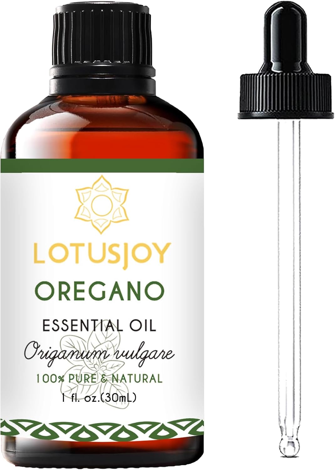 Oregano Essential Oil 100% Pure & Natural – Undiluted for Aromatherapy, Skin Care, and Household - 1 Oz