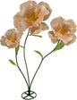 3Pcs Large Giant Artificial Flowers Decoration - Artificial Giant Paper Flowers for Wedding Graduation Bridal Shower Birthday Handcrafted Wall Backdrop Party Supplies (Light Orange)