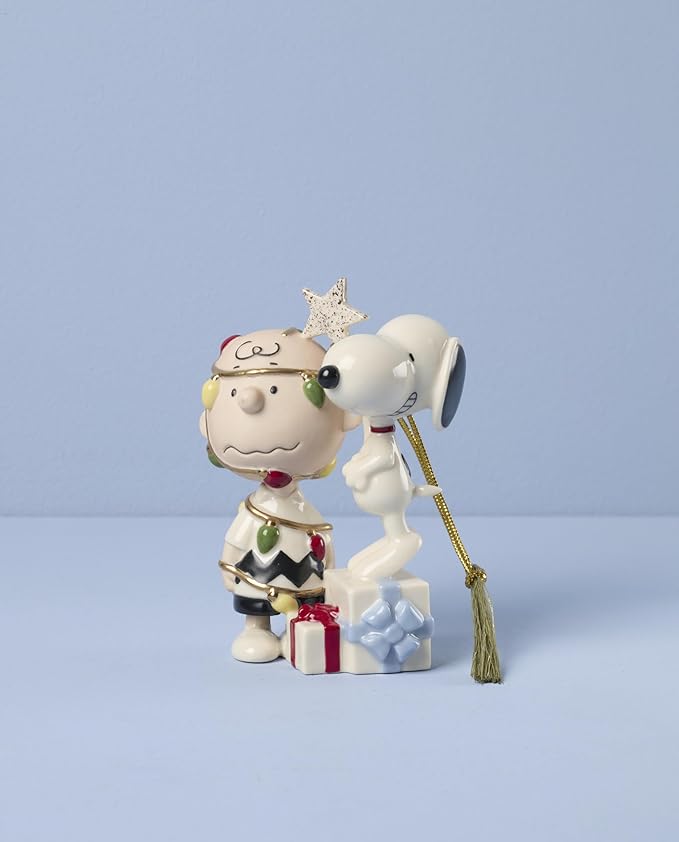 Lenox 897221 Youre a Christmas Tree Charlie Brown Ornament, Christmas, Holiday Decorations