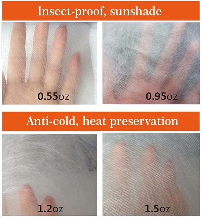 Agfabric Plant Covers Freeze Protection Frost Cover 60"x50"x12" 0.9oz Winter Tree Cover Plant Covers for Cold Weather,White