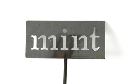Classic Metal Garden Markers 19 Inches Tall (mint, Raw, Unfinished Steel (will rust with time))