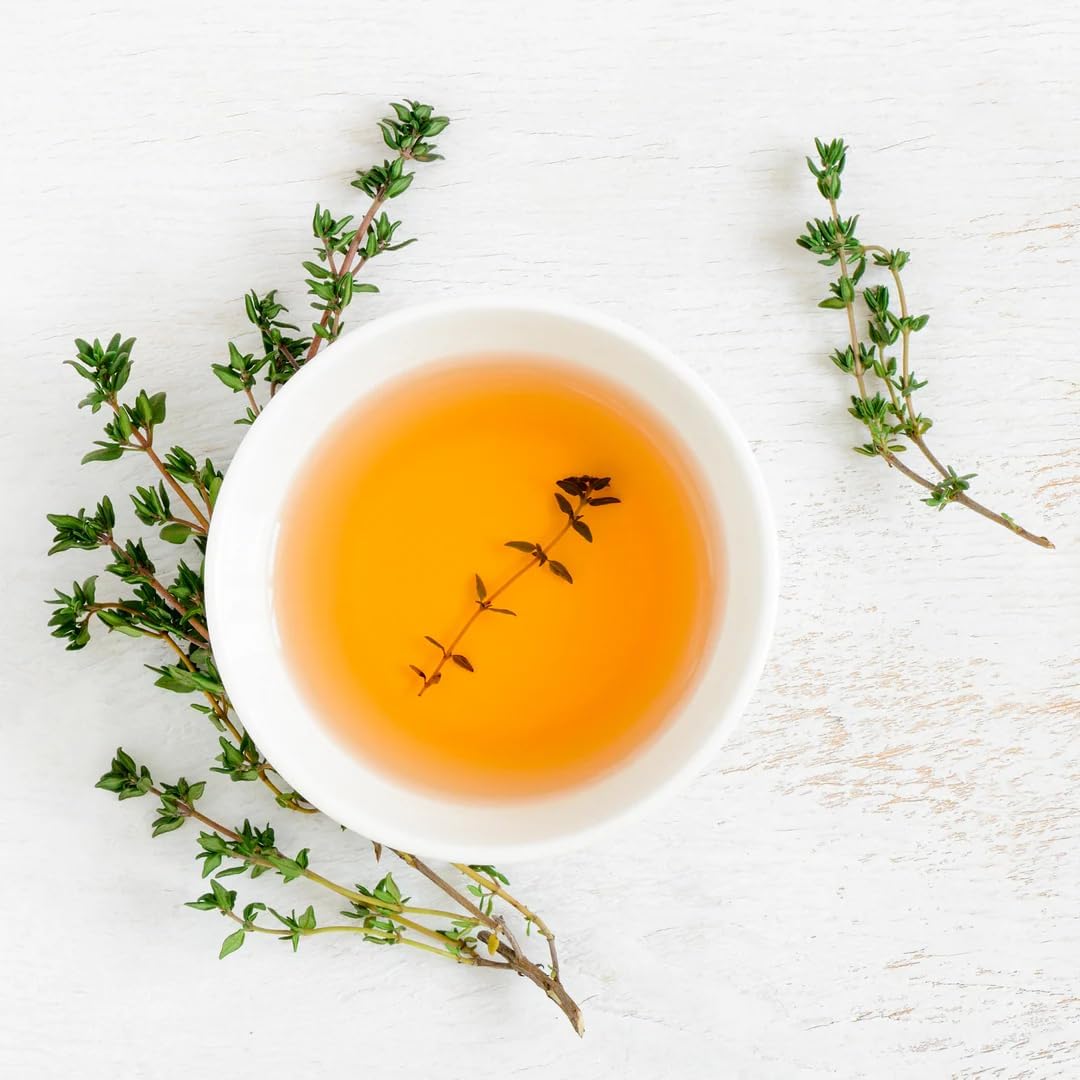 German Thyme Plants - Perfect for Indoor or Outdoor Gardening, High in Antioxidants, Fragrant and Flavorful Herb (4 ger Thyme Cups)