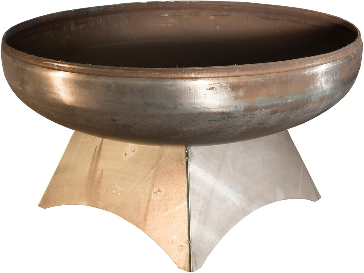 Liberty Fire Pit – Ohio Flame Wood Burning Outdoor Fire Pit - 42" Diameter with Standard Base (Made in USA)