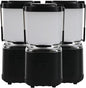 LUXPRO LP189 Mini Lantern - USB-C Rechargeable Camping Light - with 4 Color Modes - Dimmable LED Portable Lantern for Hiking & Emergency - Handy Compact Design (Black, 3-Pack)