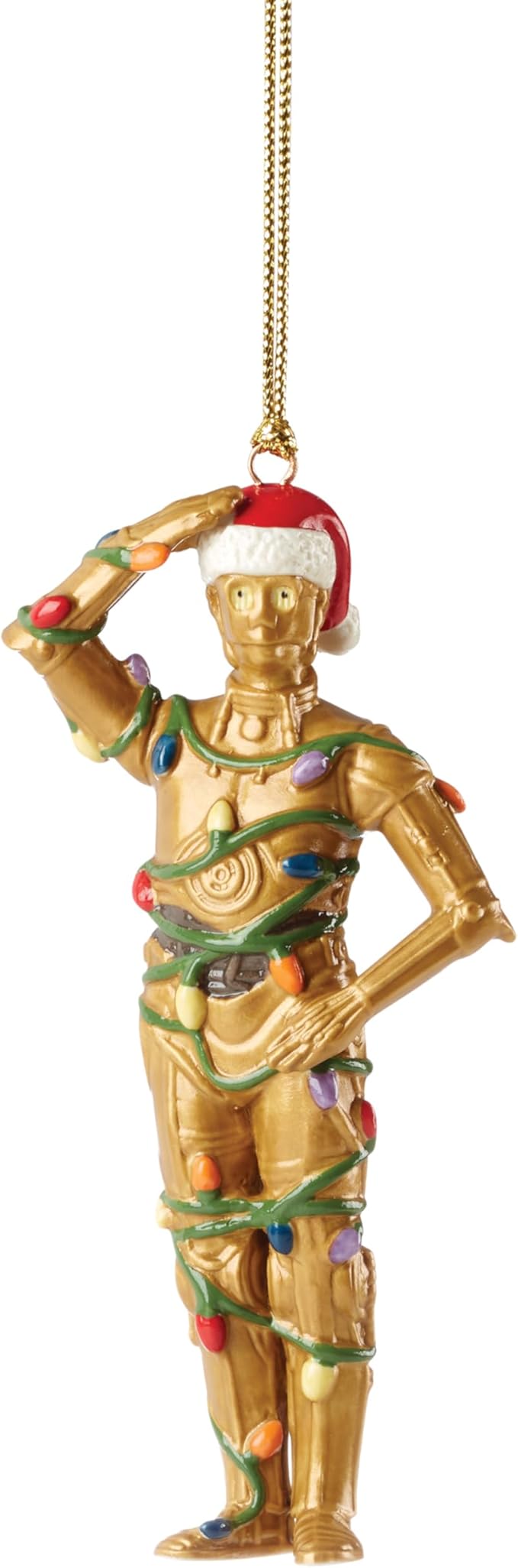Lenox 894898 Star Wars C-3PO Ornament, Christmas
