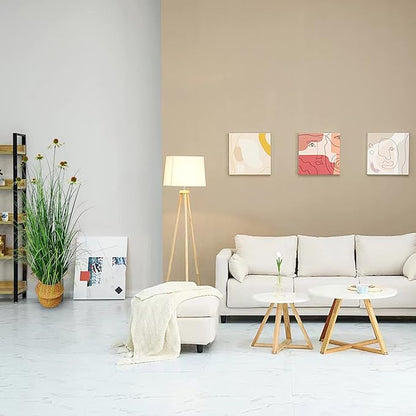 46-Inch Artificial Tall Grass Plant with 9 Lifelike Echinacea Flower - Ideal for Indoor or Outdoor Decoration, Housewarming Gifts, and Home Decor (1-Pack,White)