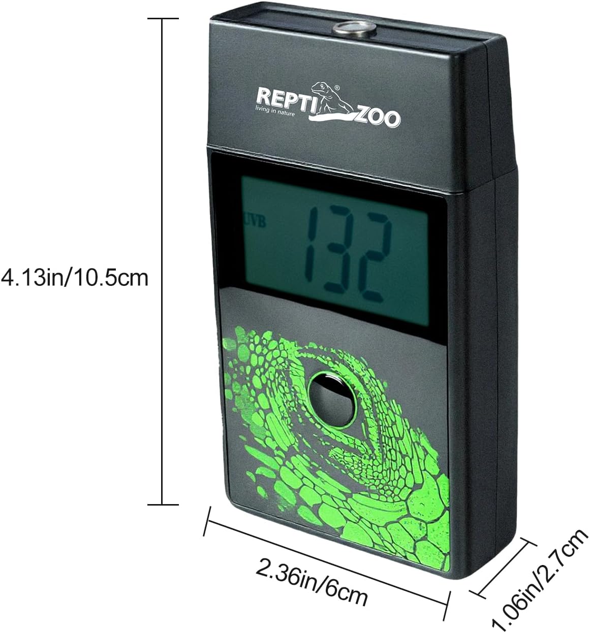 REPTI ZOO UVB Index Meter Handheld Reptile Lamp UV Detector, Digital UVB Tester Reptile Accessories for Lamp Bulb Testing