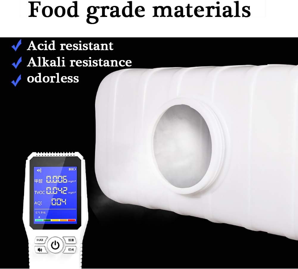 Large Plastic Water Storage Tanks Emergency Water Storage 50L/80L/110L/200L Camping & Hiking Water Storage Water Container Multifunctional Water Tank(Size:110L/29gallon)