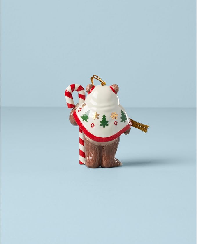 Lenox 894902 Ewok Ornament, Brown, Christmas