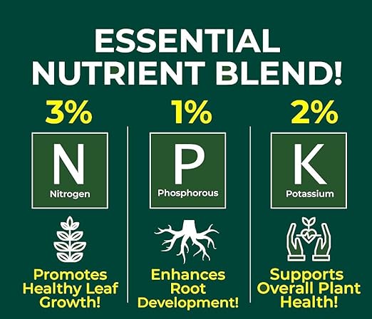 Premium Liquid Desert Rose Plant Fertilizer - 3-1-2 Concentrate for Indoor Plants and Flowers by Gardenera | Organic Plant Food for Desert Roses - 8oz