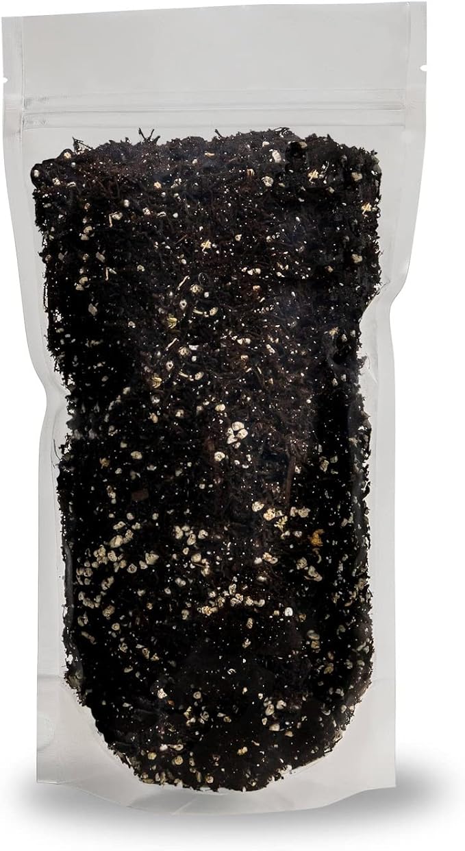 Gardenera Fern + Perlite Soil Mix for Repotting and Planting Succulents and Cactuses - 1 Quart Bag