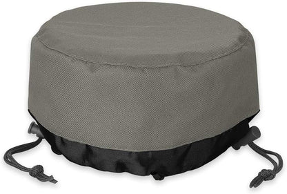 Fire Pit Cover 32 Inch, Heavy Duty Round Patio Fire Bowl Cover, Waterproof and Weatherproof, 32''Dia x 16''H