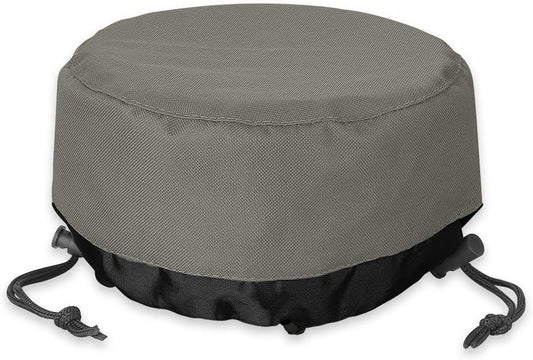 Fire Pit Cover 36 Inch, Heavy Duty Round Patio Fire Bowl Cover, Waterproof and Weatherproof, 36''Dia x 20''H